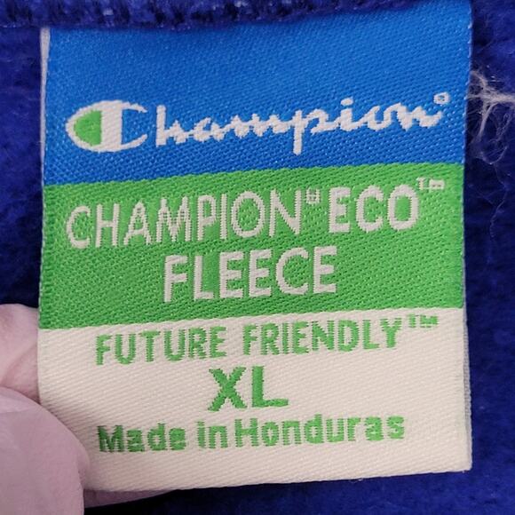 Champion Saint-Xavier University 1/4 Zip Sweatshirt XL 25x27 Crop - Picture 5 of 14